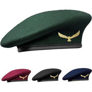 8524 Silak Traditional Army Style Cap With Metal Eagle Badge – Che